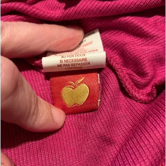 NWOT rare Y2K 2000s Apple Bottoms 3X tank top, ruffled hem and drawstring back - Picture 8 of 12